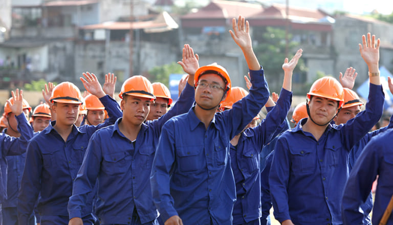 Young and ambitious workforce in Vietnam